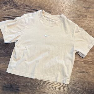 Nike Kids Cream Short Sleeve Tee